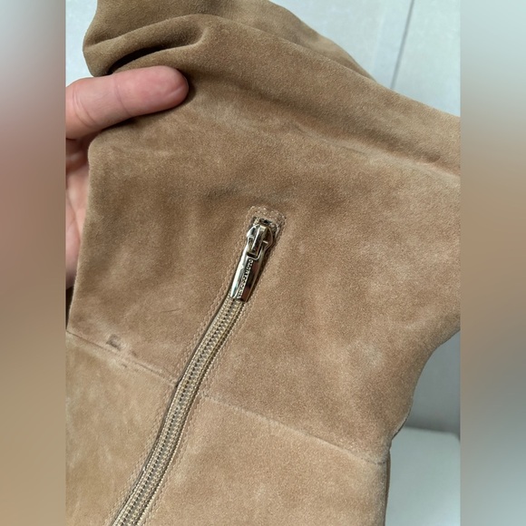 Vince Camuto | Tan Suede Heeled Boots | Size 11M - Picture 5 of 7